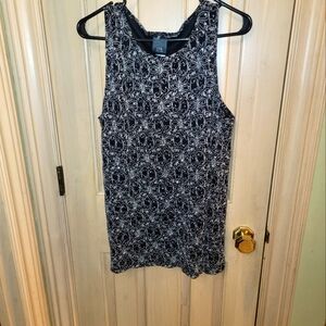 Womens Plus Sz 1X YSK NWOT Vintage Black Silver With Rhinestones J.T.B.